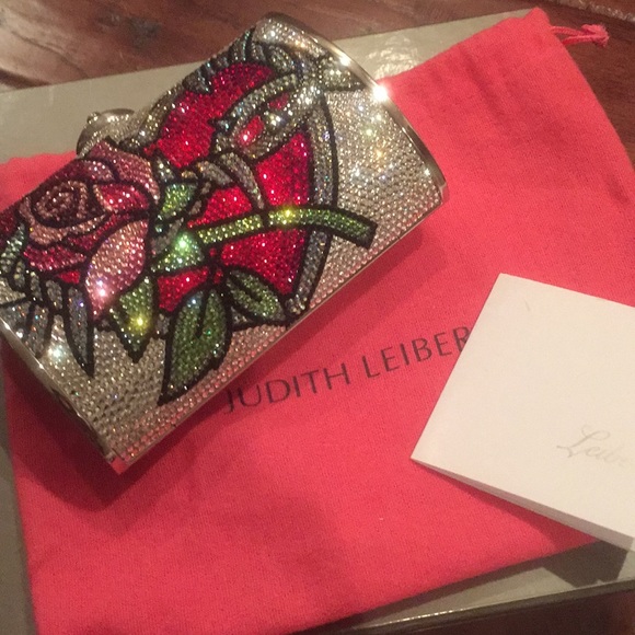 Judith Lieber Swarovski clutch, new - Picture 4 of 8